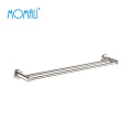 bathroom accessories towel racks brushed SUS304 single towel bar shelf wall mounted